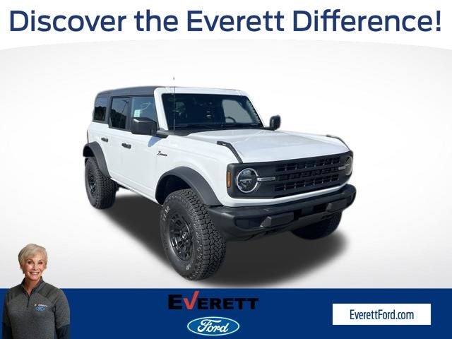 2026 Ford Bronco Big Bend in Oxford White — front three-quarter view