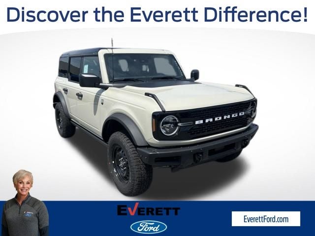 2026 Ford Bronco Big Bend in Desert Sand — front three-quarter view