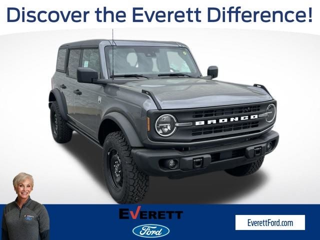 2026 Ford Bronco Big Bend in Carbonized Gray Metallic — front three-quarter view