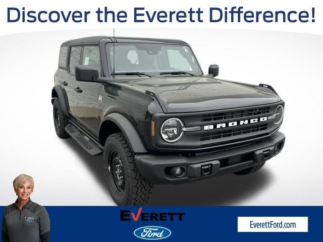 2026 Ford Bronco Big Bend in Shadow Black — front three-quarter view