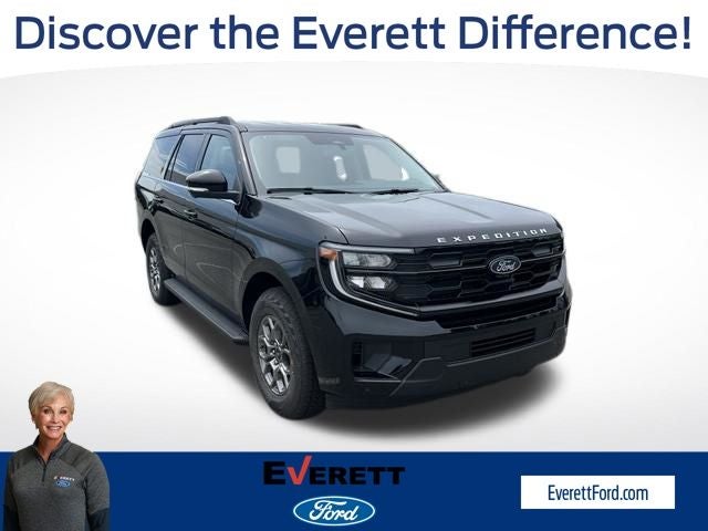2026 Ford Expedition Active in Agate Black Metallic — front three-quarter view