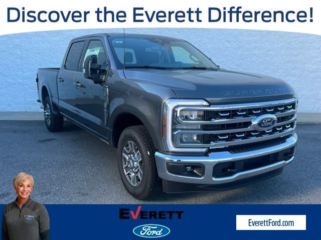 2026 Ford F-350SD Lariat in Carbonized Gray Metallic — front three-quarter view