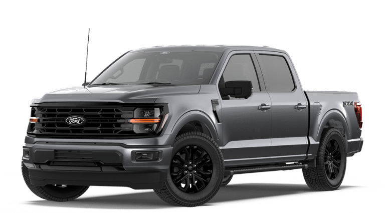 2026 Ford F-150 XLT in Carbonized Gray Metallic — front three-quarter view
