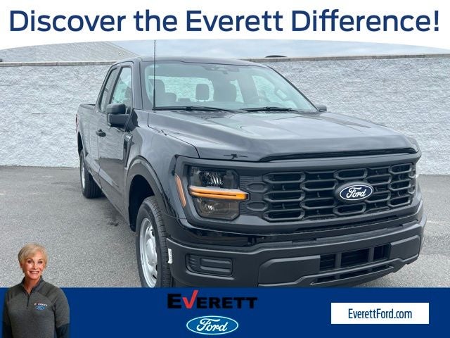 2026 Ford F-150 XL in Black Metallic — front three-quarter view