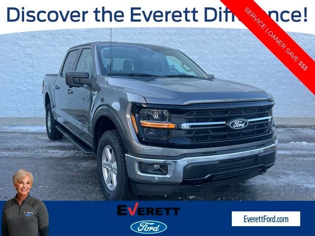 2026 Ford F-150 XLT in Carbonized Gray Metallic — front three-quarter view