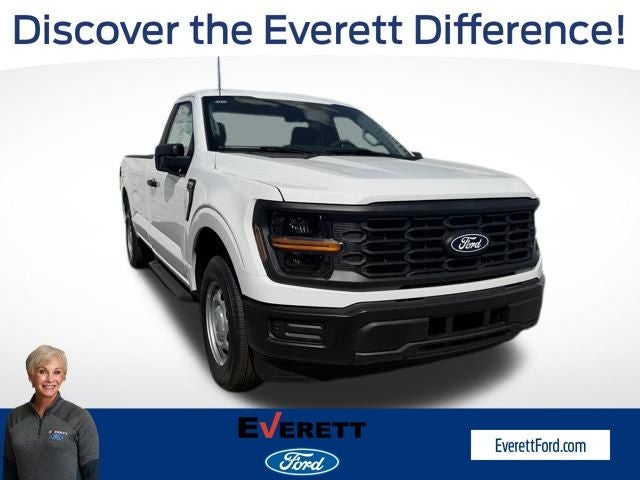 2026 Ford F-150 XL in Oxford White — front three-quarter view