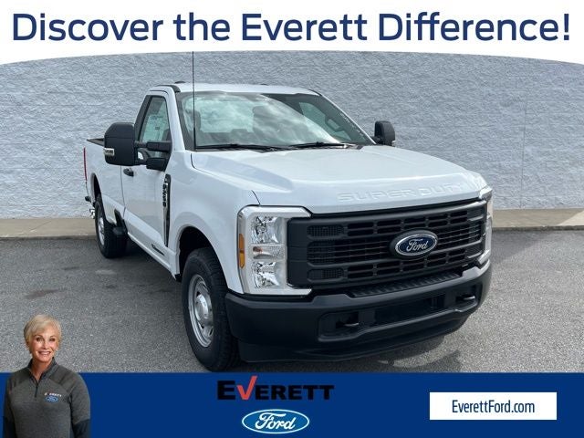 2026 Ford F-250SD XL in Oxford White — front three-quarter view