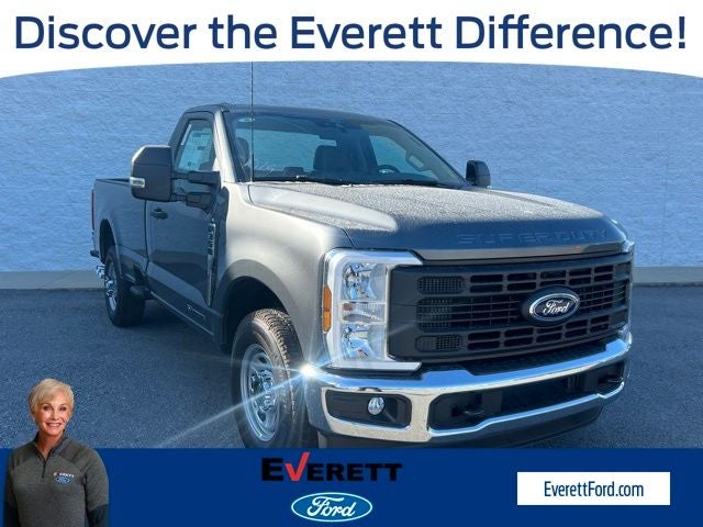 2026 Ford F-350SD XL in Carbonized Gray — front three-quarter view