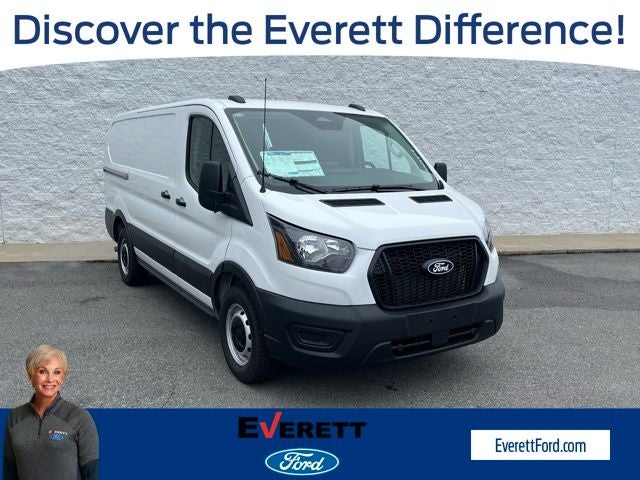 2026 Ford Transit-150 Lr Cargo Rwd in Oxford White — front three-quarter view