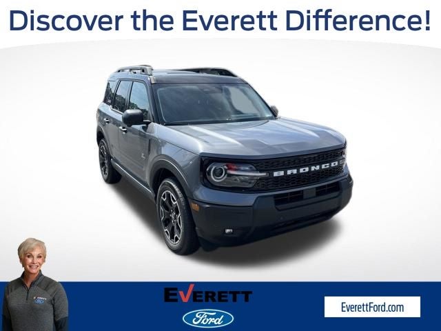 2026 Ford Bronco Sport Outer Banks in Carbonized Gray Metallic — front three-quarter view