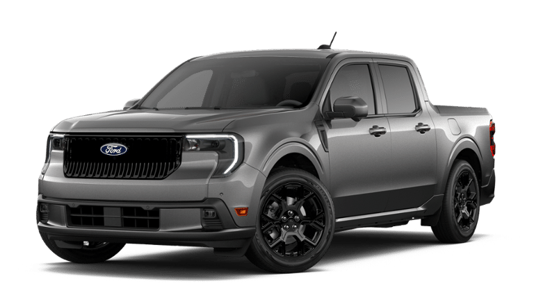 2026 Ford Maverick Lobo High in Gray — front three-quarter view