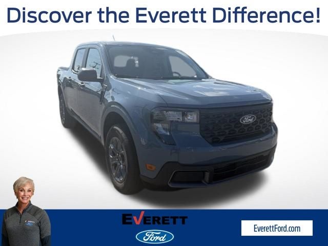 2026 Ford Maverick XLT in Azure / Gray — front three-quarter view
